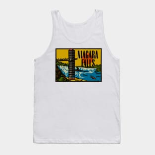 Vintage Niagara Falls Decal Tank Top